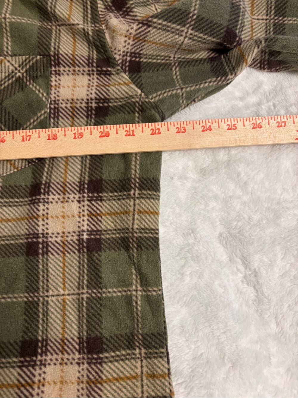 N°MAD Craft + Flow Green Plaid Fleece Flannel Shirt Jacket XL - Picture 3 of 8